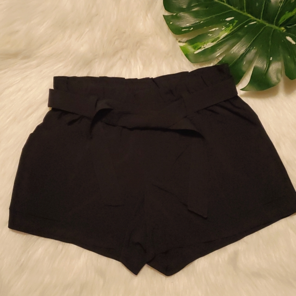 Athleta Black High-Waist Athletic Shorts